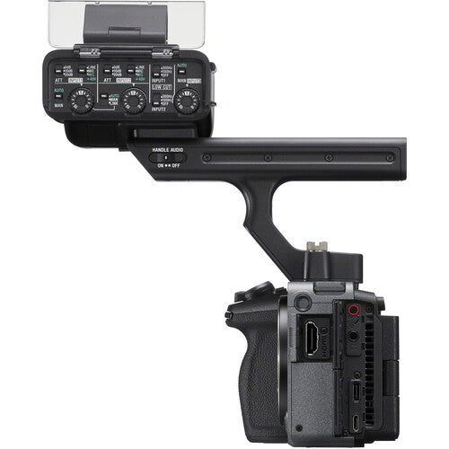 Cámara de cine digital Sony FX30 con unidad de asa XLR