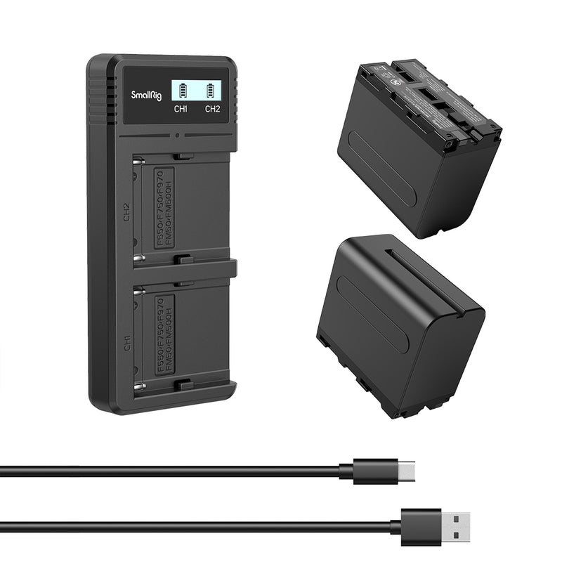 SmallRig NP-F970 Kit de batería y cargador 3823